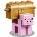 LEGO Pig with gold chest