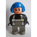 LEGO Pilot met Vliegenier Helm Duplo Figuur