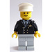 LEGO Pilot med Vit Hatt Minifigur