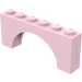 LEGO Pink Arch 1 x 6 x 2 Thick Top and Reinforced Underside (3307)