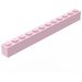 LEGO Roze Steen 1 x 12 (6112)