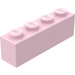 LEGO Rose Brique 1 x 4 (3010 / 6146)