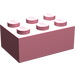 LEGO Pink Brick 2 x 3 (3002)