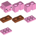 LEGO Růžová Minecraft Pig