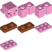 LEGO Rose Minecraft Pig