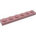 LEGO Pink Plate 1 x 6 (3666)