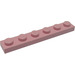 LEGO Roze Plaat 1 x 6 (3666)