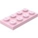 LEGO Pink Plate 2 x 4 (3020 / 5584)