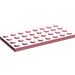 LEGO Rose assiette 4 x 8 (3035)