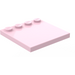 LEGO Pink Tile 4 x 4 with Studs on Edge (6179)