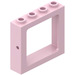 LEGO Roze Venster Kader 1 x 4 x 3 Verzonken Studs (4033)