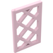 LEGO Roze Venster Pane 1 x 2 x 3 Lattice (Onversterkt) (2529 / 60607)