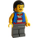 LEGO Piraat - Blauw Vest Minifiguur