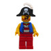 LEGO Pirate Captain minifiguur