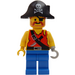 LEGO Pirate Treasure Pirate minifiguur