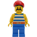 LEGO Pirate met Moustache minifiguur