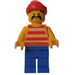 LEGO Pirate avec rouge Bandana et Grand Moustache Figurine