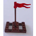 LEGO Pirates Advent Calendar Set 6299-1 Subset Day 8 - Raft with Flagpole