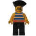 LEGO Pirates Cannon Pirate with Triangular Hat Minifigure
