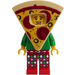 LEGO Pizza Costume Guy Minifigure