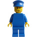 LEGO Plain Blue Pilot Minifigure