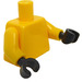 LEGO Plain Torso with Yellow Arms and Black Hands (973 / 76382)
