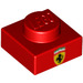 LEGO Platte 1 x 1 mit Ferrari Logo (3024 / 49115)