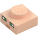 LEGO Plate 1 x 1 with Pixelated Alex Face (3024 / 107712)