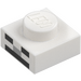 LEGO Plate 1 x 1 with Pixelated Skeleton Face (3024 / 107713)