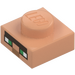 LEGO Plate 1 x 1 with Pixelated Villager Face (3024)