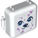 LEGO Play Cube Doos 3 x 8 met Scharnier met Hond face (64462 / 72456)