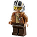 LEGO Poe Dameron met Medium Dark Vleeskleur Jasje en Helm Minifiguur