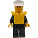 LEGO Polizei Boat Captain Minifigur