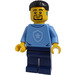 LEGO Police Cadet, Male (Noir Court Curly Cheveux) Figurine