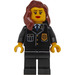 LEGO Politie Chase Female Politie Auto Driver minifiguur