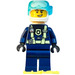 LEGO Politie Diver minifiguur