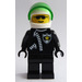 LEGO Police Helicopter Pilot with Sheriff Star Minifigure