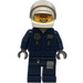 LEGO Politi Microlight Pilot Minifigur