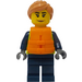 LEGO Polizei Officer -  Female Minifigur
