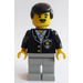 LEGO Politie agent in Uniform met Grijs Broek Minifiguur