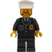 LEGO Police Officer with Beard and White Hat Minifigure