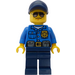 LEGO Police Officer with Dark Blue Hat and Sunglasses Minifigure