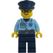 LEGO Polis med Glasögon och Mustasch Minifigur