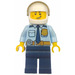 LEGO Polizei Officer mit Helm Minifigur