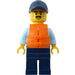LEGO Polizei Officer mit Rettungsweste Minifigur