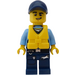 LEGO Agente de policía con Life Preserver Minifigura