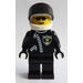 LEGO Politie agent met logo Helm Minifiguur