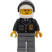 LEGO Police Officer with Suit and Badge Minifigure