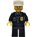 LEGO Policjant z Biały Policja Kapelusz I Broda Minifigurka