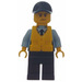 LEGO Politie Patrol Boot Man Minifiguur